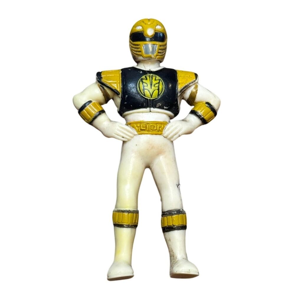 Vintage Power Rangers White Ranger Figure Mighty Morphin 1995 Saban 3''